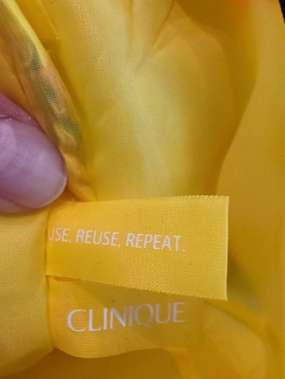 NWOT Clinique Cosmetic Makeup Bag Pouch Bundle - Lot of 3 Unused